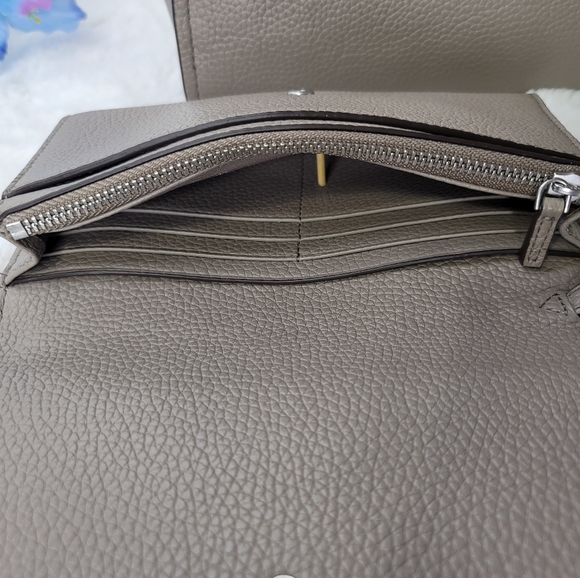 Tory Burch 2pcs SET Designer Matching Purse Bag Shoulder Crossbody + Wallet NWT - Picture 8 of 11